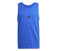 adidas Herren Essentials Small Logo Single Jersey Tank Top, Team Royal Blue/Black, M
