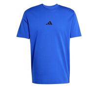 Adidas Essentials Small Logo Single Jersey Short Sleeve T-shirt Bleu M / Regular Homme
