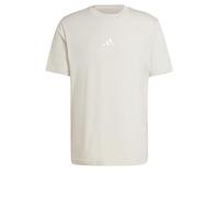 adidas T-shirt Essentials Small Logo Single Jersey manches courtes beige grisâtre M