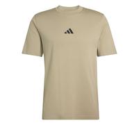 adidas Herren Essentials Small Logo Single Jersey Tee, Wonder Cargo/Black, XS