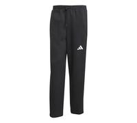 adidas Herren Essentials Three Stripes Fleece Wide Leg Pant, Black/White, L