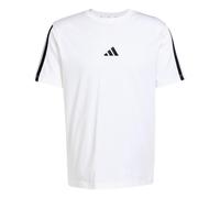 T-shirt adidas Essentials Single Jersey 3-Stripes manches courtes blanc noir - M