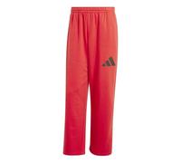 adidas Herren Essentials Wide Leg Three Bar Pant, Pure Ruby/Black, M