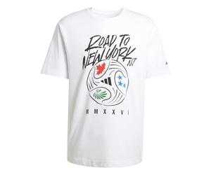 adidas Herren FIFA WC Road to NY NJ Graphic T-Shirt, White, L