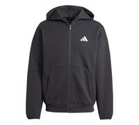 adidas Herren Future Icons Small Logo Full-Zip Hoodie, Black, XS