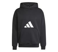 adidas Herren Future Icons Three Bar Hoodie, Black, S