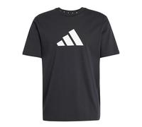adidas Herren Future Icons Three Bar Tee, Black, XL