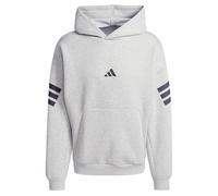 adidas Herren Future Icons Three Stripes Hoodie, Medium Grey Heather, L