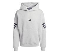 adidas Herren Future Icons Three Stripes Hoodie, Medium Grey Heather, S