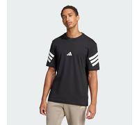 adidas Herren Future Icons Three Stripes Tee, Black, S