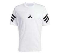 T-shirt adidas Future Icons 3 Stripes manches courtes blanc pur noir - M