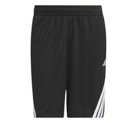 adidas Herren Legends 3-Stripes Basketball Shorts, Black/White, XL 7 inch