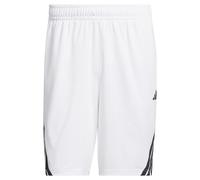 adidas Herren Legends 3-Stripes Basketball Shorts, White/Black, XXL 5 inch