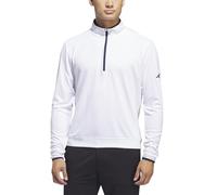 Adidas Herren Lightweight Half-Zip Top, White, M