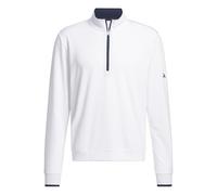 adidas Herren Lightweight Half-Zip Top, White, XL