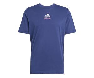 adidas Herren Memories of Sport Gallery Graphic T-Shirt, Dark Blue, XXL