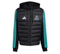 adidas Herren MERCEDES - AMG PETRONAS FORMULA 1 TEAM DNA PUFFER JACKET, black/semi mint rush, S