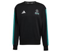 adidas Herren Mercedes - AMG Petronas Formula 1 Team DNA Sweat Top, Black/Semi Mint Rush, XS