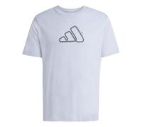 adidas Herren Motorsport Track Graphic T-Shirt, Halo Silver, 3XL