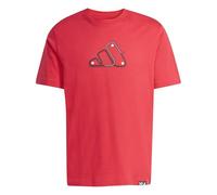 adidas Herren Motorsport Track Graphic T-Shirt, Pure Ruby, XXL