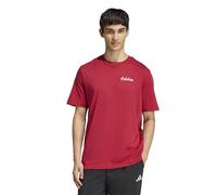 adidas Herren Novelty Bowl Graphic T-Shirt, Active Maroon, L