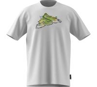 adidas Herren Novelty Mini Graphic T-Shirt, White, S