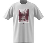adidas Herren Outdoor Kayaking Graphic T-Shirt, White, S