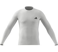 adidas Herren Power Essentials Workout Long Sleeves T-Shirt, White, XS