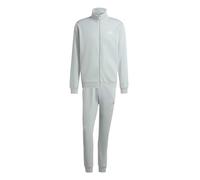 adidas Herren SPORTSWEAR BASIC 3 STRIPES FLEECE TRACKSUIT, Wonder Sage, S