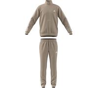 adidas Herren SPORTSWEAR BASIC 3 STRIPES TRICOT TRACKSUIT, Crystal Linen/white, S