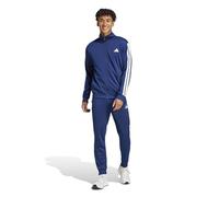 adidas Herren SPORTSWEAR BASIC 3 STRIPES TRICOT TRACKSUIT, Dark Blue, M Short