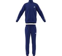 adidas Herren SPORTSWEAR BASIC 3 STRIPES TRICOT TRACKSUIT, semi lucid blue/white, 3XL Tall