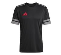 Adidas Maillot homme SQUADRA25 manches courtes Noir / Team Grey Four / Pure Ruby S