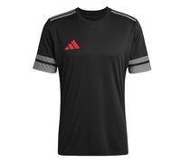 adidas Homme SQUADRA25 Jersey Short Sleeve, Black/Team Grey Four/Pure Ruby, XL