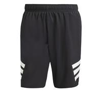 Adidas Maillot de bain 8 pouces 3 bandes Noir/Blanc - Taille L