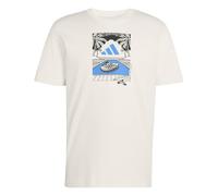 adidas Herren Summer Slides Relax Graphic T-Shirt, Off White, XXL