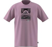 adidas Herren Summer Slides Relax Graphic T-Shirt, True Pink, S