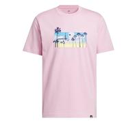 adidas Herren Summer Sunset Graphic T-Shirt, True Pink, 4XL