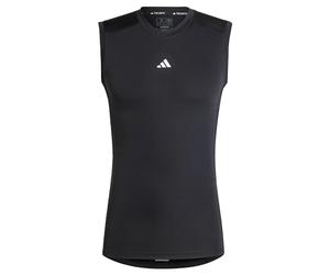 adidas Herren Techfit Compression Training Sleeveless T-Shirt, Black, M