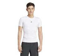 adidas Herren Techfit Compression Training T-Shirt, White, XL Short