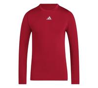 Adidas T-shirt Techfit à manches longues rouge Regular XL Homme