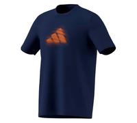 adidas Herren Tennis Clay is Not Graphic T-Shirt, Dark Blue, L