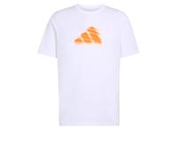 adidas Herren Tennis Clay is Not Graphic T-Shirt, White, XS