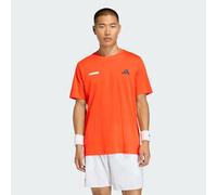 adidas Herren Tennis Hot Egg Graphic T-Shirt, Pure Orange, XS