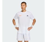 adidas Herren Tennis Hot Egg Graphic T-Shirt, White, L