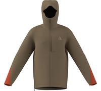 adidas Herren Terrex Multi 2.5 Layer CLIMAPROOF Rain Jacket, cardboard/semi impact orange, XXL