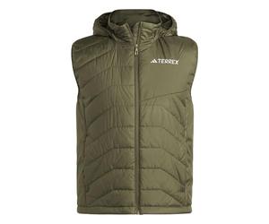 adidas Herren Terrex Multi CLIMAWARM Insulated Hooded Vest, olive strata, M