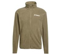 Adidas Herren Terrex Multi Essentials Full Zip Fleece Jacket, Olive strata, XS