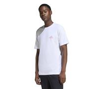 adidas Herren Triple Stripe Vibe Graphic T-Shirt, White, M