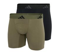 adidas Herren Unterwäsche Bosershorts 2er Pack Boxer Brief (2pk) -Active Flex Cotton Ergonomic Caleçon Boxeur, 901 Assorti, S Hommes